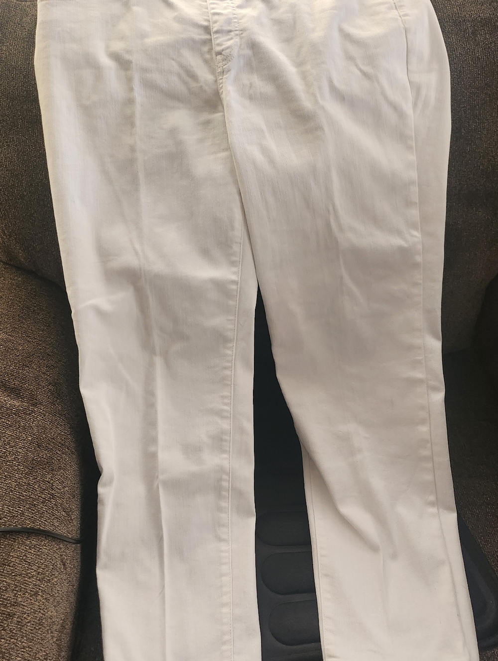 Talbots Flawless White Slim Ankle Jeans Sz 16